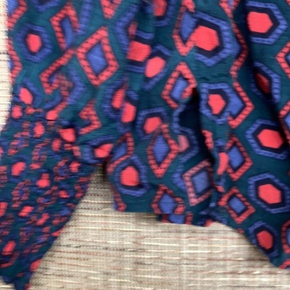 Rachel Zoe geo print blouse top - Picture 2 of 8